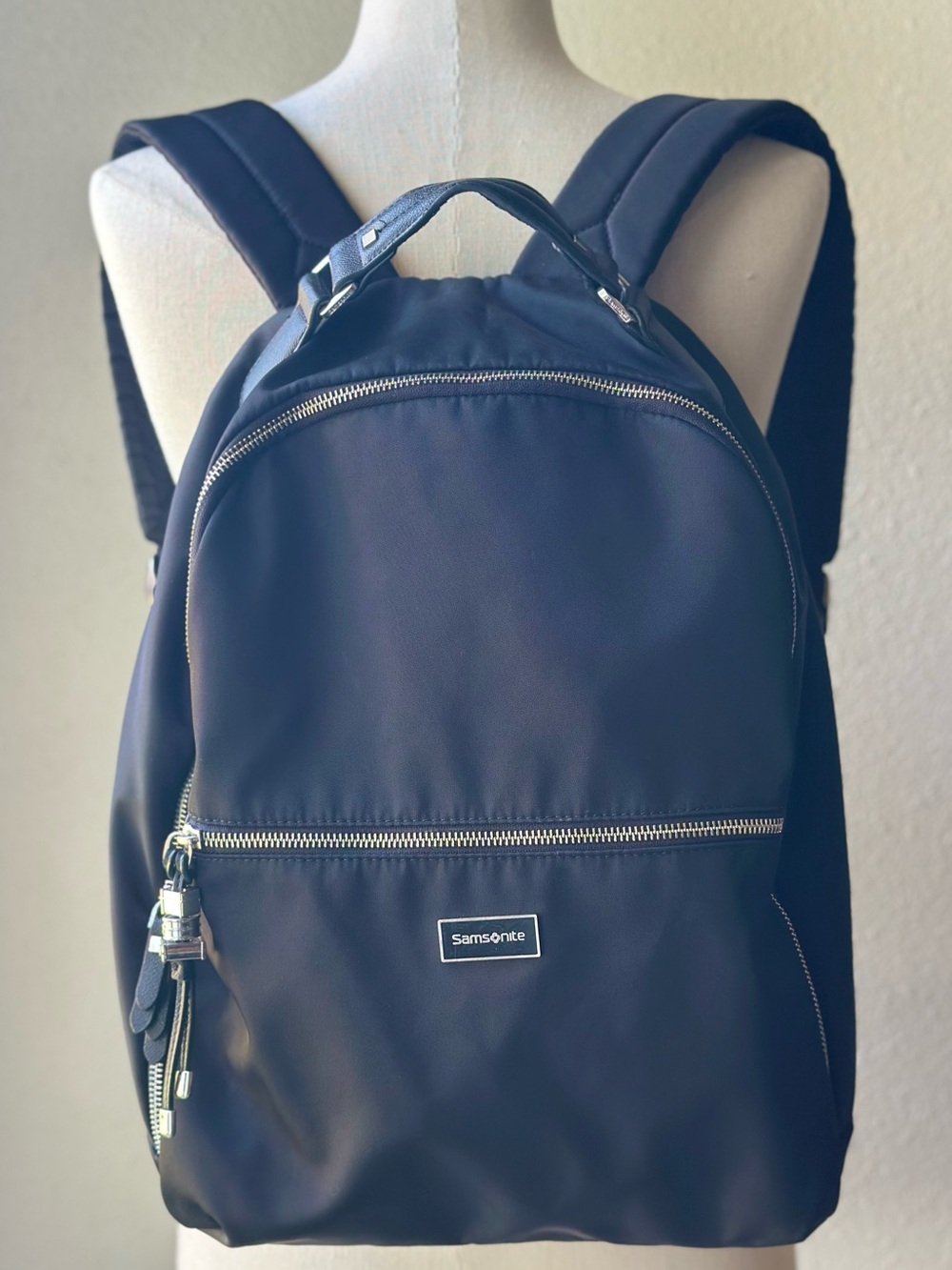 Samsonite Karissa Biz 14.1" Laptop Backpack Black Nylon Travel School Bag